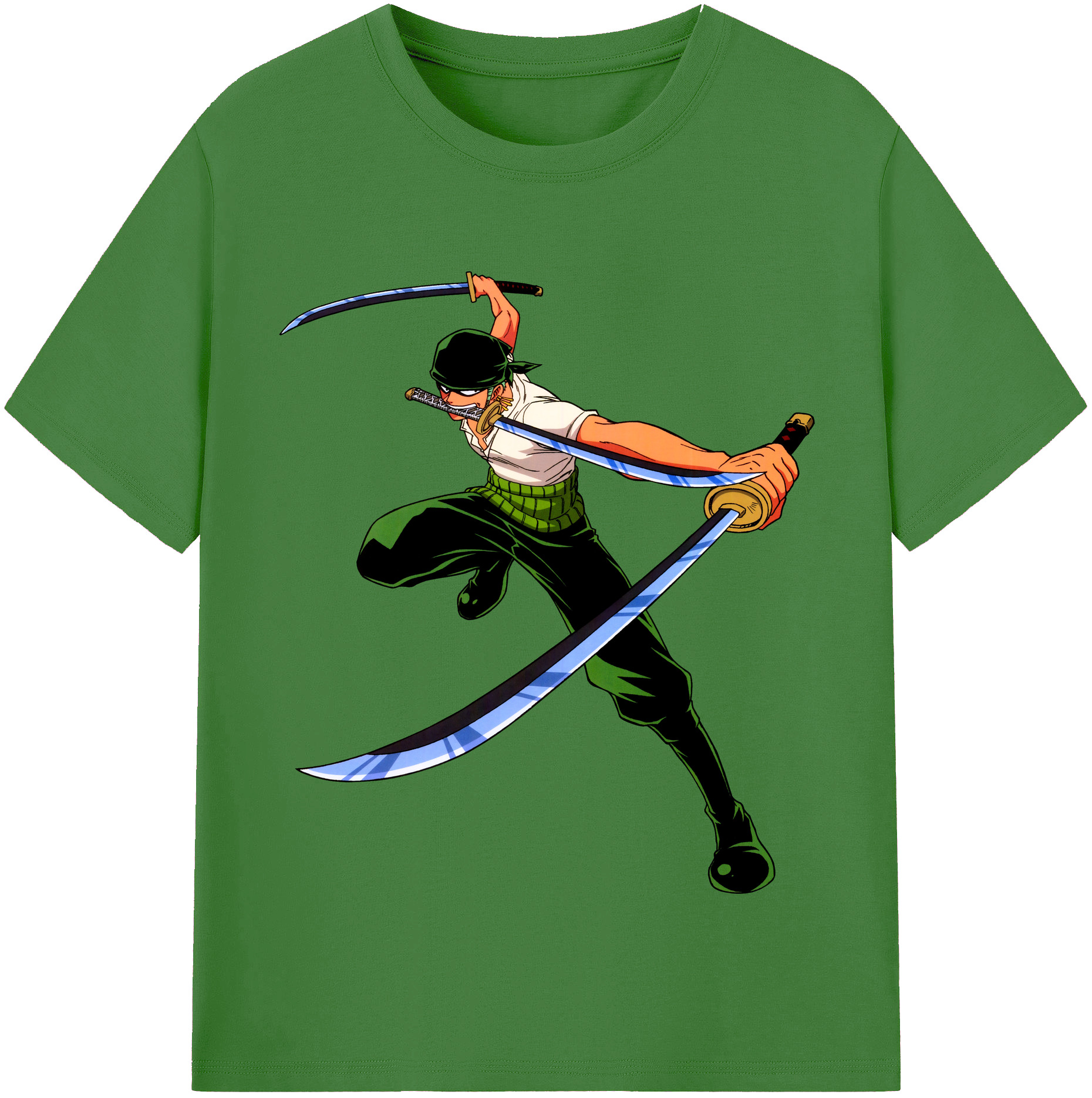 ワンピース ロロノア・ゾロ ONE PIECE Roronoa Zoro レディースカジュアルプリントTシャツ（綿100％）